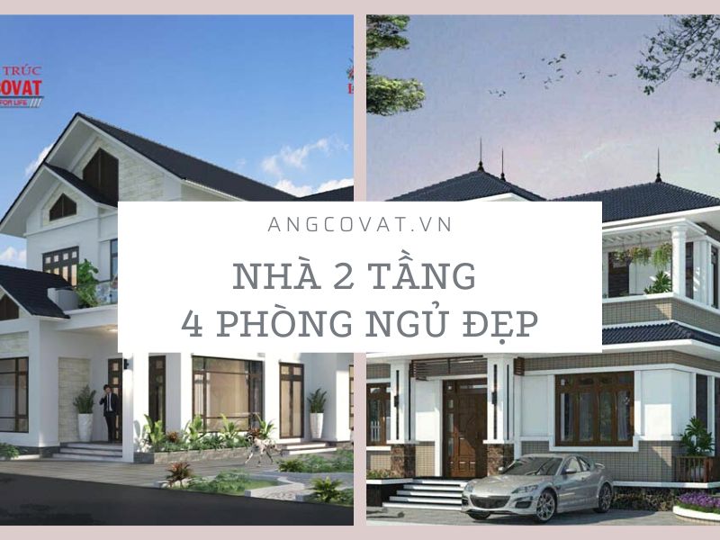 nhà 2 tầng 4 phòng ngủ 120m2