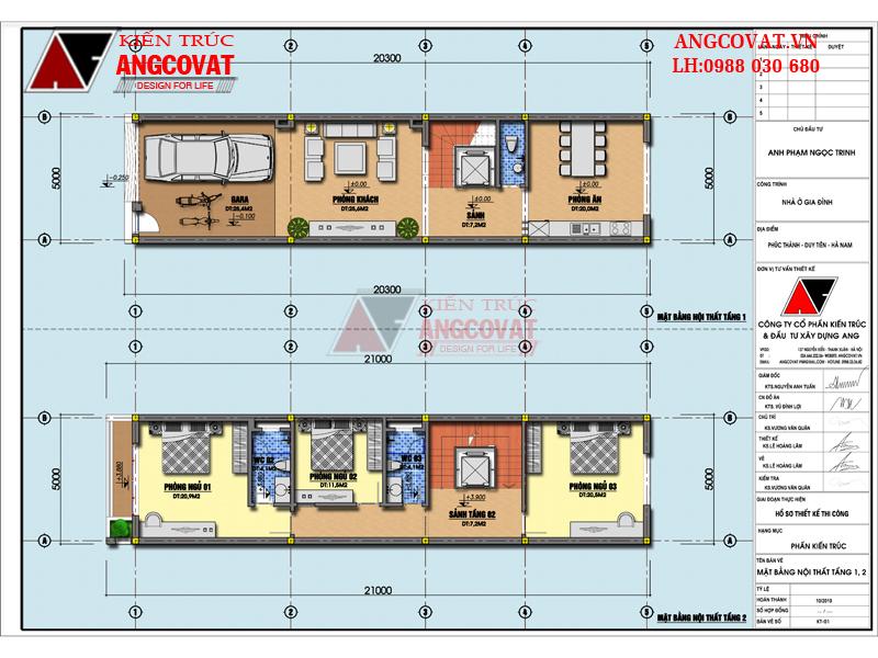 tư vấn xây nhà phố 2 tầng đẹp rẻ