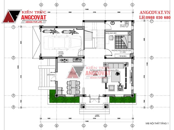 Mẫu biệt thự 10x12m 2 tầng kiến trúc Pháp cổ điển 5