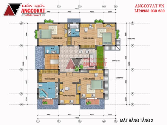 Mẫu biệt thự 10x12m 2 tầng phong cách hiện đại 4