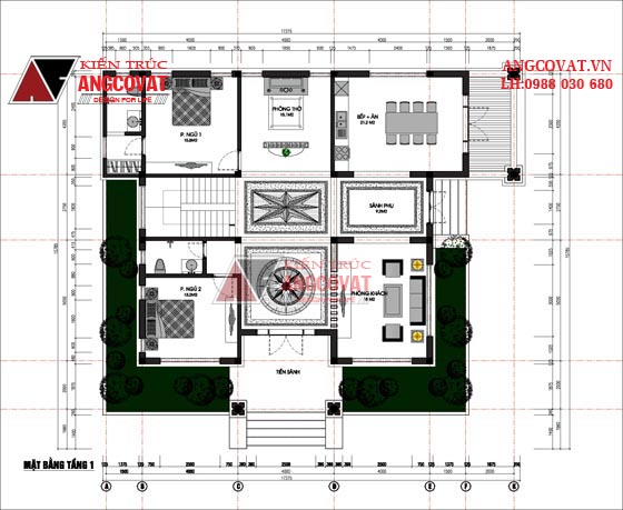 Mẫu biệt thự kiểu thái 2 tầng  diện tích 200m2 ở Thanh Hóa 5