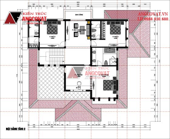 Mẫu biệt thự kiểu thái 2 tầng  diện tích 200m2 ở Thanh Hóa 6