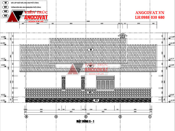 Thiết kế nhà 1 tầng ở quê 16x10m giá 800 triệu đẹp mê ly 5