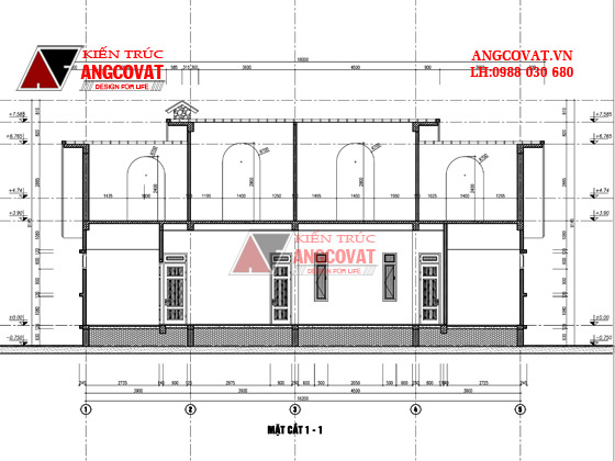 Thiết kế nhà 1 tầng ở quê 16x10m giá 800 triệu đẹp mê ly 8