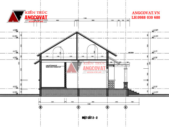 Thiết kế nhà 1 tầng ở quê 16x10m giá 800 triệu đẹp mê ly 9