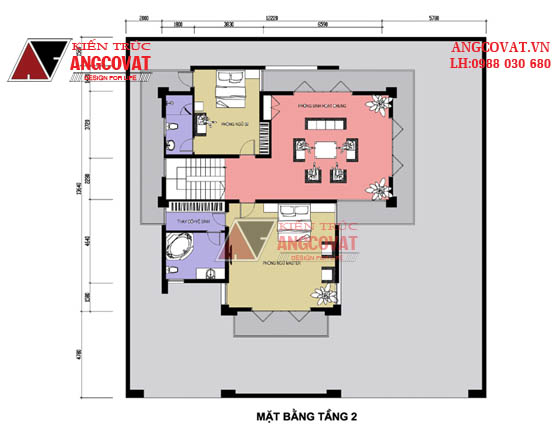 Thiết kế nhà 180m2 2 tầng 2 mặt tiền đẹp hút mắt 3