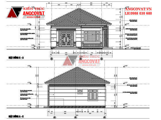 Xây nhà 900 triệu 1 tầng 160m2 mái thái hiện đại ở Nghệ An 12