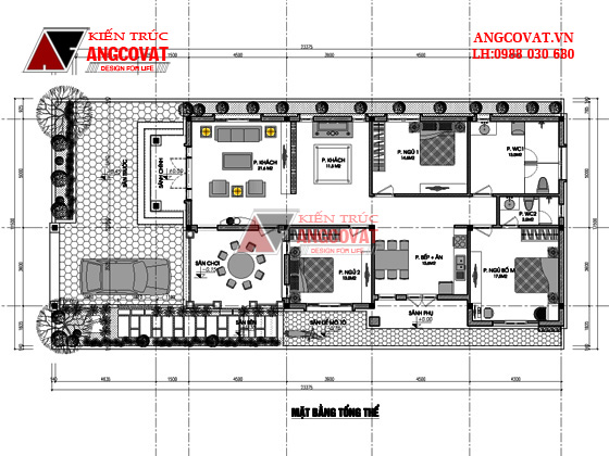 Xây nhà 900 triệu 1 tầng 160m2 mái thái hiện đại ở Nghệ An 5