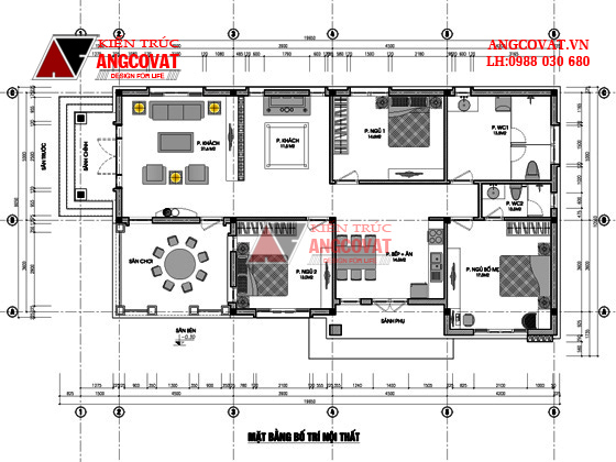 Xây nhà 900 triệu 1 tầng 160m2 mái thái hiện đại ở Nghệ An 7